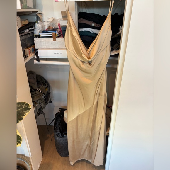 Retrofete Emery Dress in Nude - Picture 7 of 8